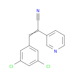 3-(3,5-二氯苯基)-2-(吡啶-3-基)丙烯腈