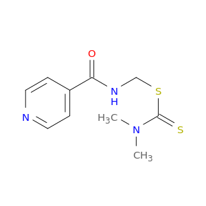 N-(DIMETHYLTHIOCARBAMOYLSULFANYLMETHYL)PYRIDINE-4-CARBOXAMIDE