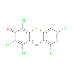 3H-Phenothiazin-3-one, 1,2,4,7,9-pentachloro-