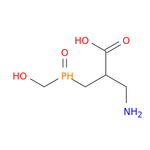 Propanoic acid, 3-amino-2-[(hydroxymethylphosphinyl)methyl]-