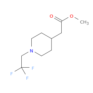 4-哌啶乙酸,1-(2,2,2-三氟乙基)-,甲酯