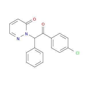 3(2H)-Pyridazinone, 2-[2-(4-chlorophenyl)-2-oxo-1-phenylethyl]-