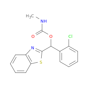 2-Benzothiazolemethanol,a-(2-chlorophenyl)-,methylcarbamate (ester) (9CI)