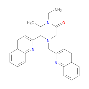 Acetamide, 2-[bis(2-quinolinylmethyl)amino]-N,N-diethyl-