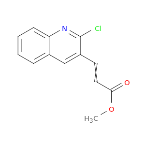 2-Propenoic acid, 3-(2-chloro-3-quinolinyl)-, methyl ester
