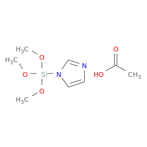 1H-Imidazole, 1-(trimethoxysilyl)-, monoacetate