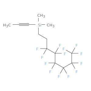 Silane, dimethyl-1-propynyl(3,3,4,4,5,5,6,6,7,7,8,8,8-tridecafluorooctyl)-