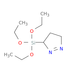 3H-Pyrazole, 4,5-dihydro-3-(triethoxysilyl)-