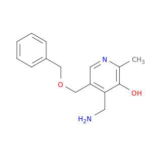 3-Pyridinol, 4-(aminomethyl)-2-methyl-5-[(phenylmethoxy)methyl]-