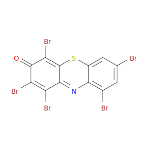 3H-Phenothiazin-3-one, 1,2,4,7,9-pentabromo-