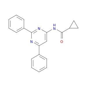 Cyclopropanecarboxamide, N-(2,6-diphenyl-4-pyrimidinyl)-