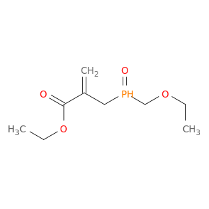 2-Propenoic acid, 2-[(ethoxymethylphosphinyl)methyl]-, ethyl ester