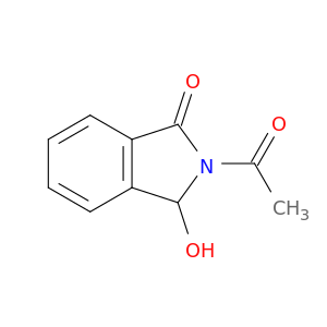 2-乙酰基-2,3-二氢-3-羟基-1H-异吲哚-1-一