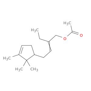 2-丁香-1-醇,2-乙基-4-(2,2,3-三甲基-3-环戊烯-1-基)-,1-乙酸盐