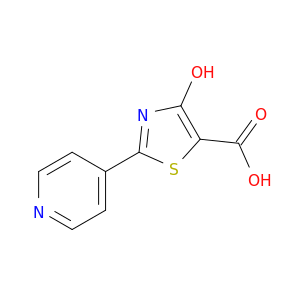 5-Thiazolecarboxylic acid, 4-hydroxy-2-(4-pyridinyl)-