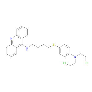 9-Acridinamine,N-[4-[[4-[bis(2-chloroethyl)amino]phenyl]thio]butyl]-