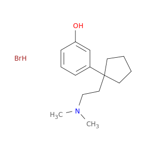 Phenol, 3-[1-[2-(dimethylamino)ethyl]cyclopentyl]-, hydrobromide