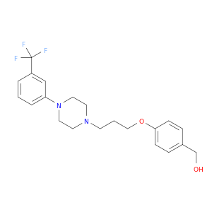 Benzenemethanol,4-[3-[4-[3-(trifluoromethyl)phenyl]-1-piperazinyl]propoxy]-