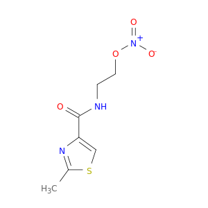 4-Thiazolecarboxamide, 2-methyl-N-[2-(nitrooxy)ethyl]-