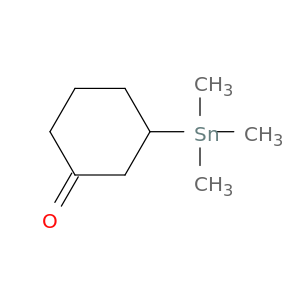Cyclohexanone, 3-(trimethylstannyl)-