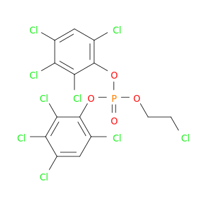 Phosphoric acid, 2-chloroethyl bis(2,3,4,6-tetrachlorophenyl) ester