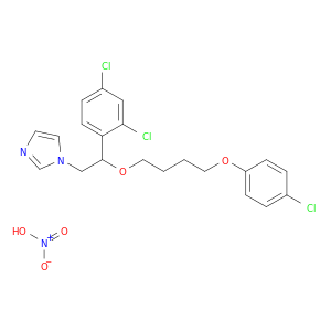 1H-Imidazole, 1-(2-(4-(4-chlorophenoxy)butoxy)-2-(2,4-dichlorophenyl)ethyl)-, mononitrate