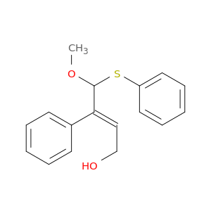 2-Buten-1-ol, 4-methoxy-3-phenyl-4-(phenylthio)-, (E)-