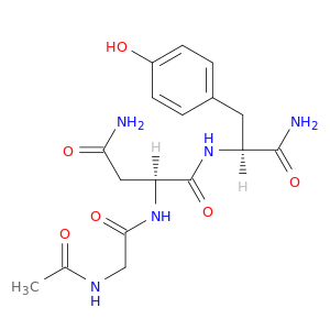 L-Tyrosinamide, N-acetylglycyl-L-asparaginyl-