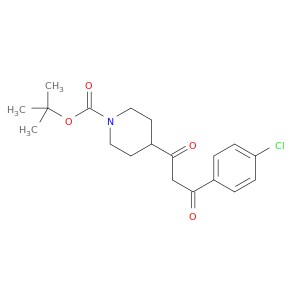 tert-Butyl 4-(3-(4-chlorophenyl)-3-oxopropanoyl)piperidine-1-carboxylate