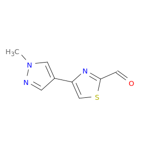 4-(1-甲基-1h-吡唑-4-基)-1,3-噻唑-2-甲醛