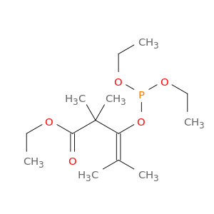 3-Pentenoic acid,3-[(diethoxyphosphino)oxy]-2,2,4-trimethyl-, ethyl ester