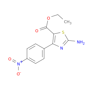5-Thiazolecarboxylic acid, 2-amino-4-(4-nitrophenyl)-, ethyl ester