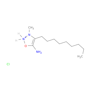 1,2,3-Oxadiazolium,5-amino-3-methyl-4-nonyl-, chloride (1:1)