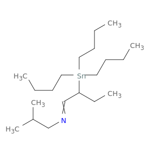 1-Propanamine, 2-methyl-N-[2-(tributylstannyl)butylidene]-