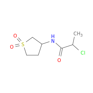 2-chloro-N-(1,1-dioxo-1lambda6-thiolan-3-yl)propanamide
