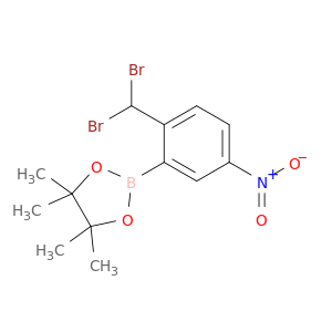 2-Dibromomethyl-5-nitrophenylboronic acid, pinacol ester