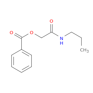 Acetamide, 2-(benzoyloxy)-N-propyl-