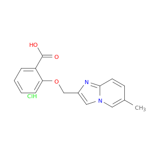 2-({6-methylimidazo[1,2-a]pyridin-2-yl}methoxy)benzoic acid hydrochloride
