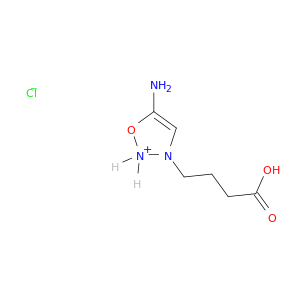 1,2,3-Oxadiazolium,5-amino-3-(3-carboxypropyl)-, chloride (1:1)