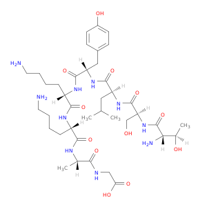 Glycine, L-threonyl-L-seryl-L-leucyl-L-tyrosyl-L-lysyl-L-lysyl-L-alanyl-