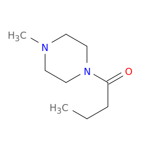 Piperazine, 1-methyl-4-(1-oxobutyl)-