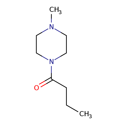 Piperazine, 1-methyl-4-(1-oxobutyl)-