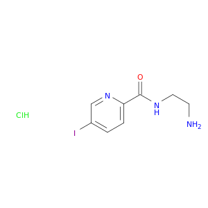 2-Pyridinecarboxamide,N-(2-aminoethyl)-5-iodo-, hydrochloride (1:1)