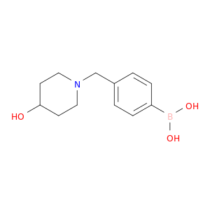 (4-((4-hydroxypiperidin-1-yl)methyl)phenyl)boronic acid