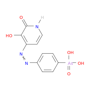 Arsonic acid, [4-[(1,2-dihydro-3-hydroxy-2-oxo-4-pyridinyl)azo]phenyl]-