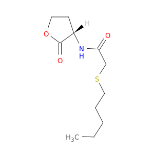 Acetamide, 2-(pentylthio)-N-[(3S)-tetrahydro-2-oxo-3-furanyl]-