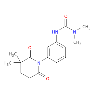 Urea, N'-[3-(3,3-dimethyl-2,6-dioxo-1-piperidinyl)phenyl]-N,N-dimethyl-