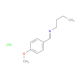 1-Butanamine, N-[(4-methoxyphenyl)methylene]-, hydrochloride
