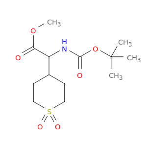 2-(Boc-氨基)-2-(1,1-二氧代-4-四氢噻喃基)乙酸甲酯