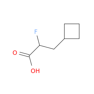 3-cyclobutyl-2-fluoropropanoic acid